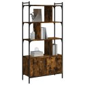 BIBLIOTECZKA Z DRZWICZKAMI PRZYDYMIONY DĄB 76,5X30X154,5CM