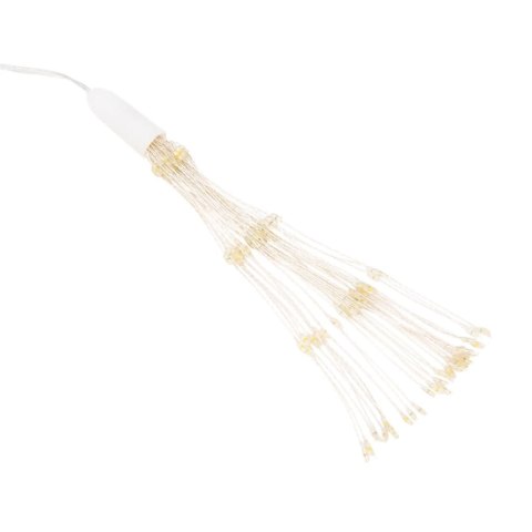 OZDOBY ŚWIĄTECZNE ZE 140 LAMPKAMI LED 4SZT 17CM PILOT CIEPŁA BIEL