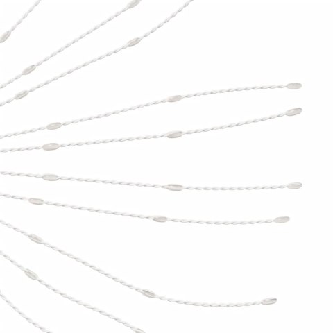 OZDOBY ŚWIĄTECZNE ZE 140 LAMPKAMI LED 4SZT 17CM PILOT CIEPŁA BIEL