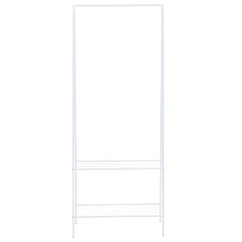 WIESZAK NA UBRANIA 59X35X150CM BIAŁY