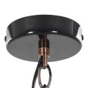 LAMPY SUFITOWE 2 SZT CZARNO-MIEDZIANE E27