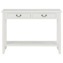 STOLIK KONSOLA BIAŁY 110X35X80CM DREWNIANY