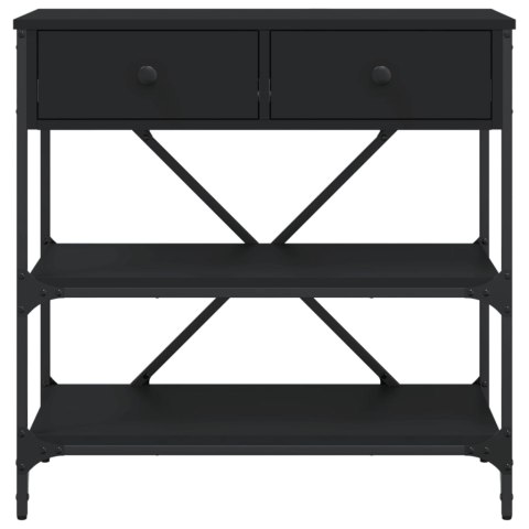 STOLIK KONSOLOWY CZARNY 75X34,5X75CM