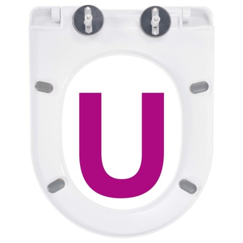 DESKA SEDESOWA WOLNOOPADAJĄCA Z SZYBKOZŁĄCZEM BIAŁA