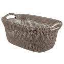 CURVERKOSZ NA PRANIE KNIT 40 L METALICZNY BRĄZ