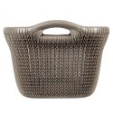 CURVERKOSZ NA PRANIE KNIT 40 L METALICZNY BRĄZ