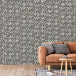 DUTCH WALLCOVERINGS TAPETA GALACTIC SREBRNO-BRĄZOWA