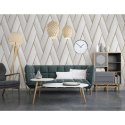 DUTCH WALLCOVERINGS Tapeta Geometric, biało-złota