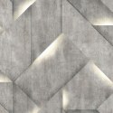 DUTCH WALLCOVERINGS TAPETA ONYX CIEMNOSZARA