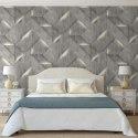 DUTCH WALLCOVERINGS TAPETA ONYX CIEMNOSZARA