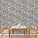 DUTCH WALLCOVERINGS TAPETA ONYX CIEMNOSZARA