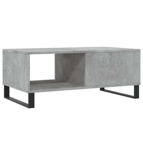 STOLIK KAWOWY SZAROŚĆ BETONU 90X50X36,5CM