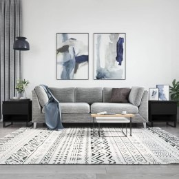 STOLIKI KAWOWE 2 SZT CZARNE 50X46X50CM