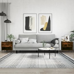 STOLIKI KAWOWE 2 SZT PRZYDYMIONY DĄB 50X46X50CM