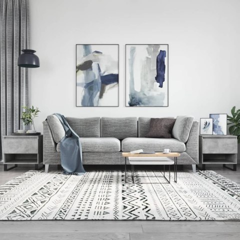 STOLIKI KAWOWE 2 SZT SZAROŚĆ BETONU 50X46X50CM