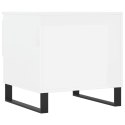 STOLIKI KAWOWE 2 SZT POŁYSK BIAŁE 50X46X50CM