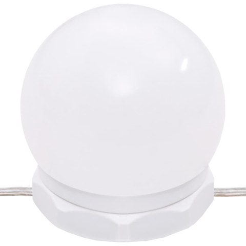 TOALETKA Z LAMPKAMI LED SZARY DĄB SONOMA 90X42X132,5CM