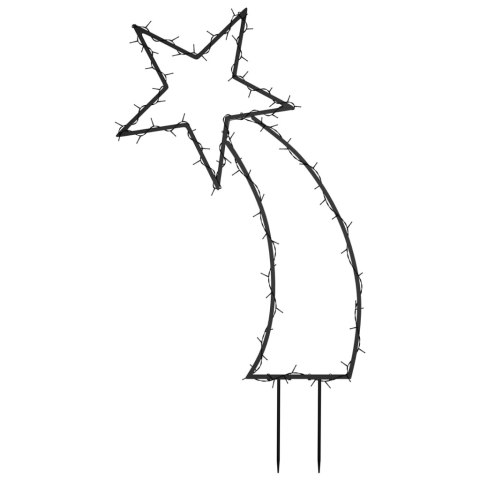 GWIAZDA BETLEJEMSKA ZE SZPIKULCAMI 80 LED 62CM