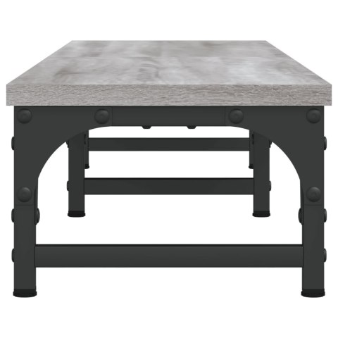 PODSTAWKA POD MONITOR SZARY DĄB SONOMA 105X23X15,5CM