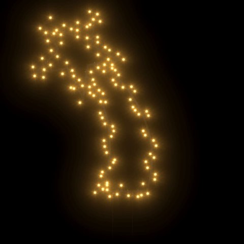 GWIAZDA BETLEJEMSKA ZE SZPIKULCAMI 115 LED 89CM