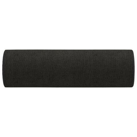PODUSZKI OZDOBNE 2 SZT CZARNE Ø15X50CM TKANINA