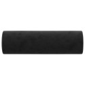 PODUSZKI OZDOBNE 2 SZT CZARNY Ø15X50CM AKSAMIT