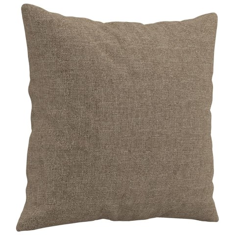 PODUSZKI OZDOBNE 2SZT KOLOR TAUPE 40X40CM TKANINA