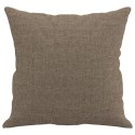 PODUSZKI OZDOBNE 2SZT KOLOR TAUPE 40X40CM TKANINA