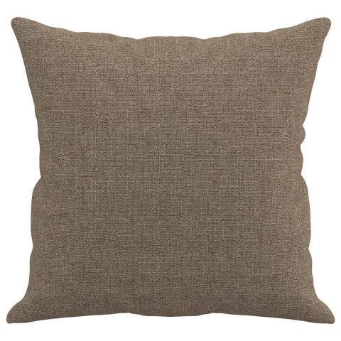 PODUSZKI OZDOBNE 2SZT KOLOR TAUPE 40X40CM TKANINA