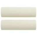 PODUSZKI OZDOBNE 2 SZT KREMOWY Ø15X50CM AKSAMIT