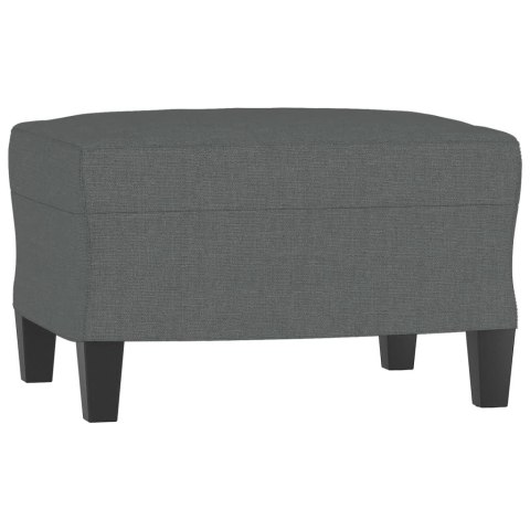 3-OSOBOWA SOFA Z PODNÓŻKIEM CIEMNOSZARY 180CM TKANINĄ
