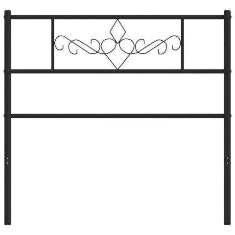 METALOWE WEZGŁOWIE CZARNE 75CM