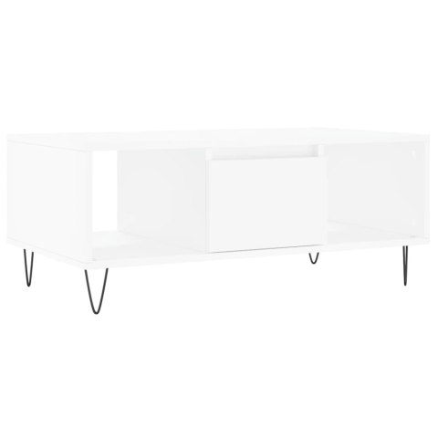 STOLIK KAWOWY BIAŁY 90X50X36,5CM