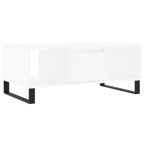 STOLIK KAWOWY BIAŁY 90X50X36,5CM