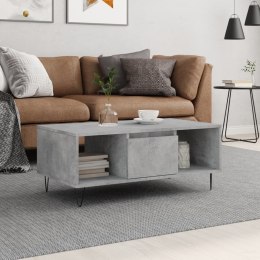 STOLIK KAWOWY SZAROŚĆ BETONU 90X50X36,5CM