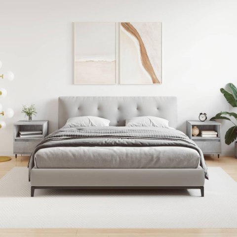 SZAFKI NOCNE 2 SZT. SZAROŚĆ BETONU 40X35X50CM