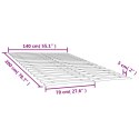 ZAPASOWE LISTWY DO ŁÓŻKA Z 34 LISTWAMI 2 SZT. 70X200 CM