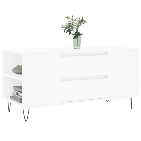 STOLIK KAWOWY BIAŁY 102X44,5X50CM