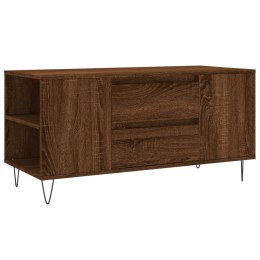 STOLIK KAWOWY BRĄZOWY DĄB 102X445X50CM
