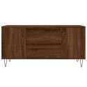 STOLIK KAWOWY BRĄZOWY DĄB 102X445X50CM
