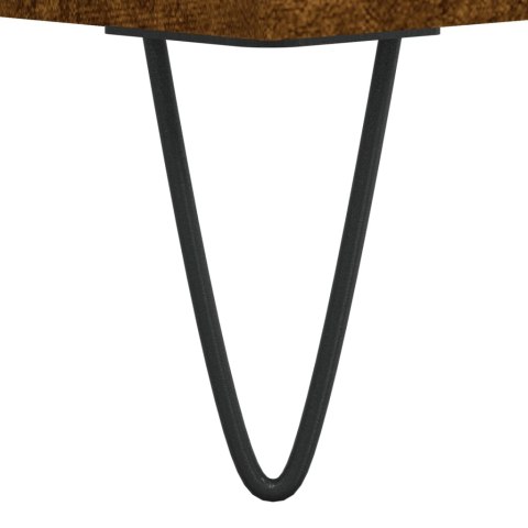 STOLIK KAWOWY PRZYDYMIONY DĄB 102X445X50CM