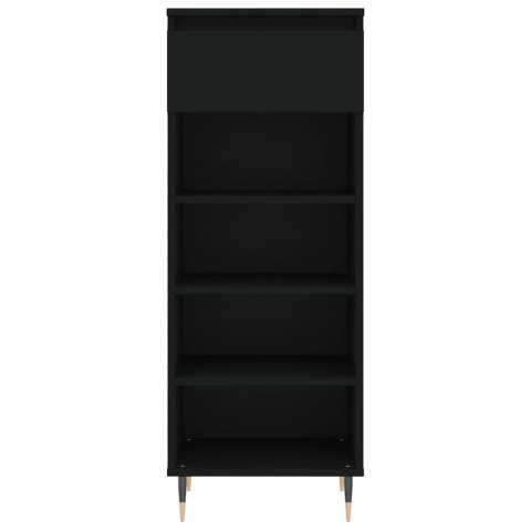 SZAFKA NA BUTY CZARNA 40X36X105CM