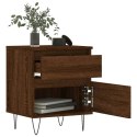SZAFKI NOCNE 2SZT BRĄZOWY DĄB 40X35X50CM