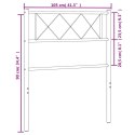 METALOWE WEZGŁOWIE BIAŁE 100CM