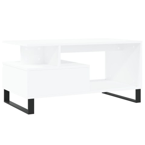 STOLIK KAWOWY BIAŁY 90X49X45CM