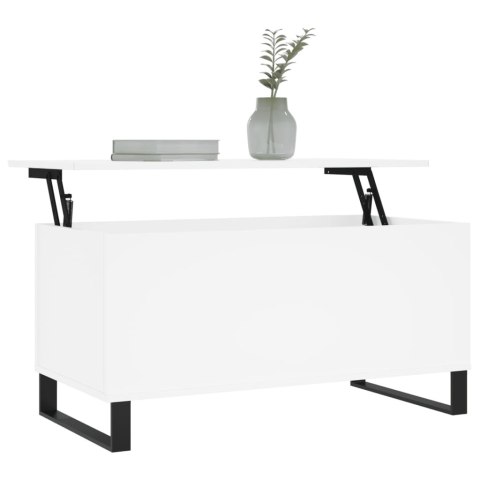 STOLIK KAWOWY BIAŁY 90X445X45CM