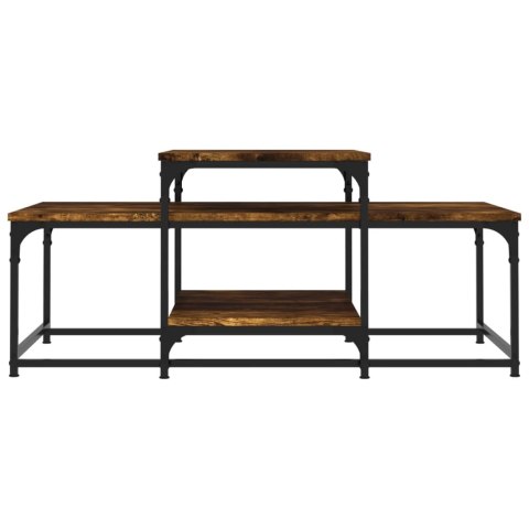 STOLIK KAWOWY PRZYDYMIONY DĄB 102X60X45CM