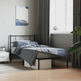 ŁÓŻKO RAMA ŁÓŻKA METALOWA CZARNA 100X200CM