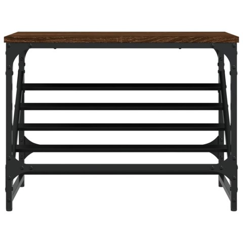 STOJAK NA BUTY BRĄZOWY DĄB 60X30X45CM