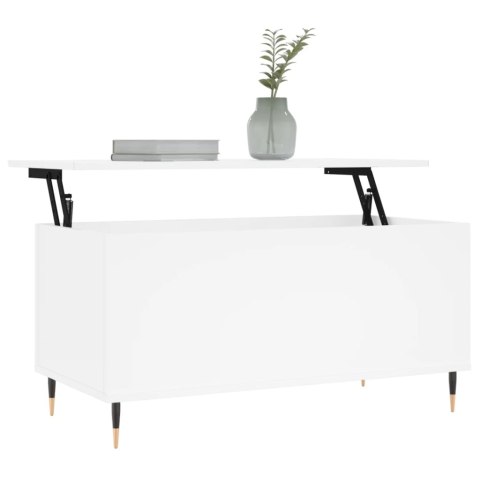 STOLIK KAWOWY BIAŁY 90X445X45CM